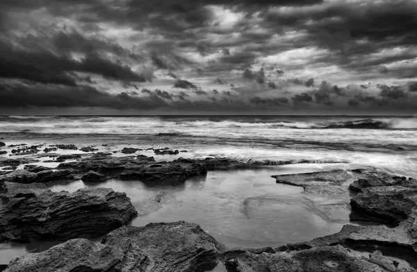 Matahari terbit lanskap laut — Stok Foto