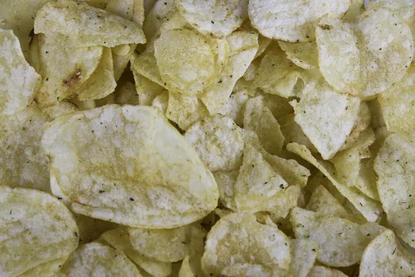 Chips stack background — Stock Photo, Image