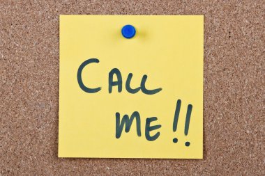 sonrası bu not ile arama beni