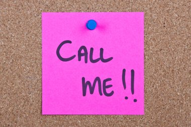 sonrası bu not ile arama beni