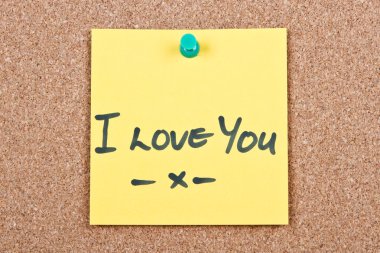 ahşap üzerine not göndermek