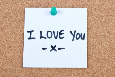 ahşap üzerine not göndermek