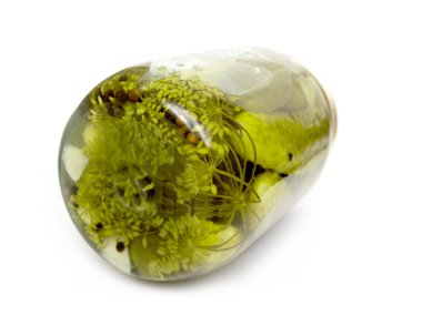 Cam Kavanoz içinde salatalık