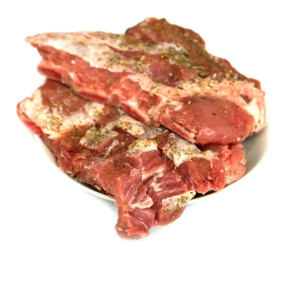 Ruwe lamsvlees — Stockfoto