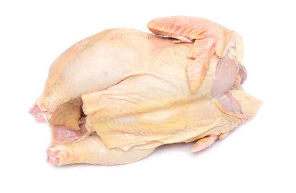 Carcaça do frango inteiro pronto à preparação — Fotografia de Stock
