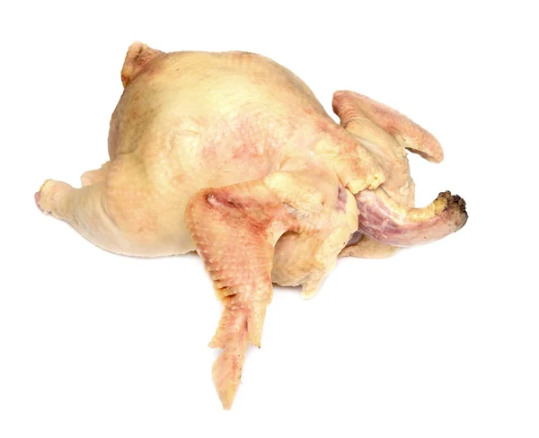 Carcasa del pollo entero lista para la preparación —  Fotos de Stock