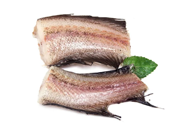 Trozos de pescado crudo para cocinar — Foto de Stock