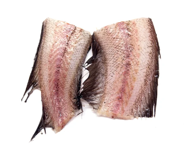 Pedaços de peixe cru para cozinhar — Fotografia de Stock