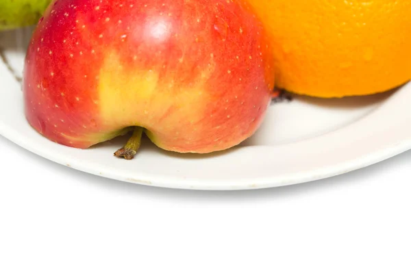 Elma armut portakal — Stok fotoğraf