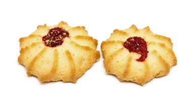 Beyaz arkaplanda çerezler