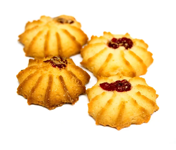 Beyaz arkaplanda çerezler