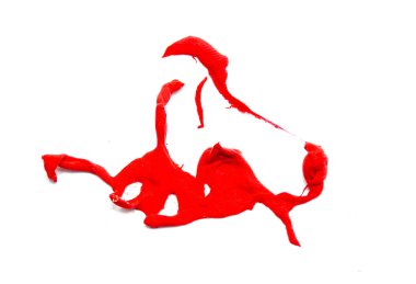 farklı renklerde damlayan boya