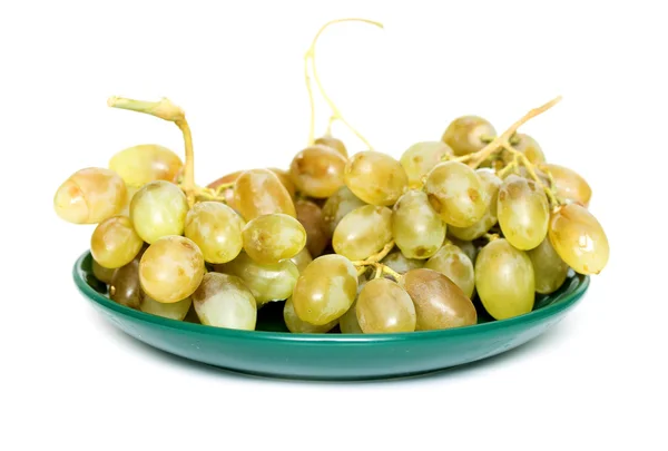 Bunch of ripe grapes on a white background — Stock Photo, Image