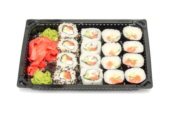 Kuchnia japońska sushi — Zdjęcie stockowe