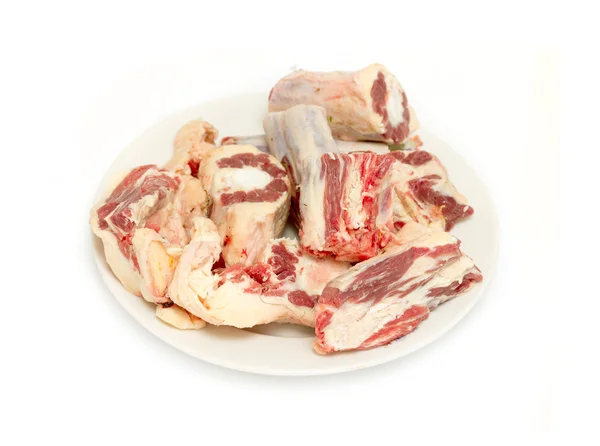 Ένα κομμάτι του βοείου κρέατος νωπού κρέατος — Φωτογραφία Αρχείου