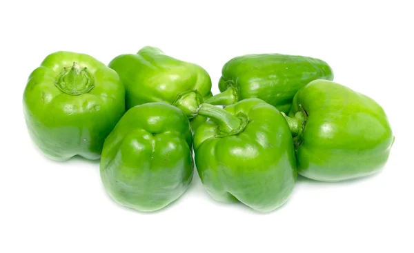 Green bell peppers — Stock Photo, Image