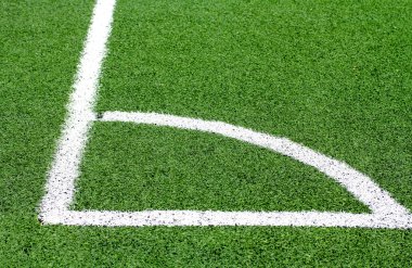 köşe hatta futbol sahası
