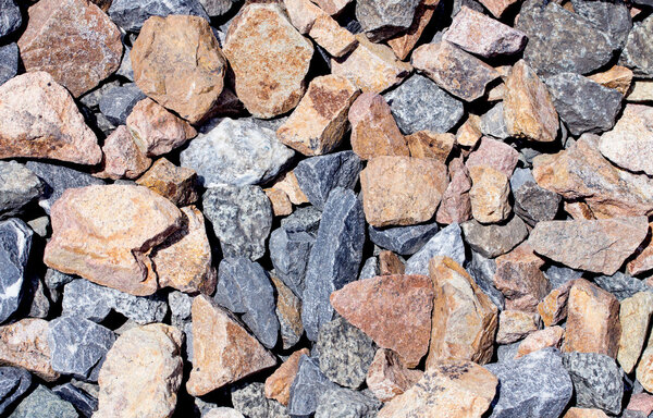 Ballast stone gravel