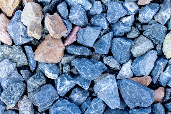 Cascalho de pedra de lastro — Fotografia de Stock