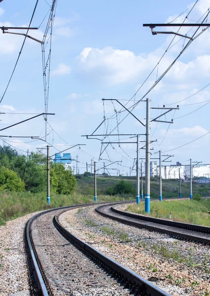 Järnvägsspåren — Stockfoto