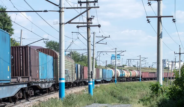 Goederentrein — Stockfoto