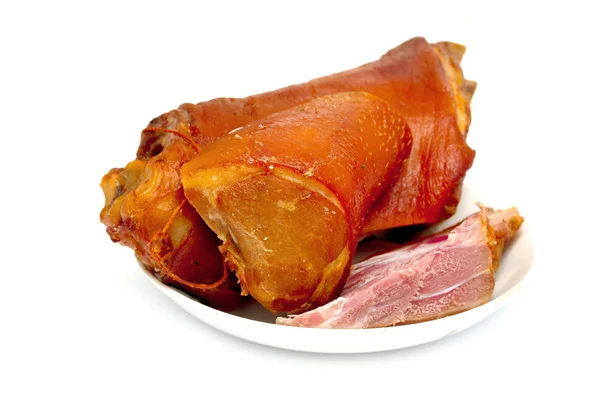 Smoked knuckle of pork — Stock Photo, Image