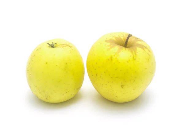 Olgun sarı elmalar — Stok fotoğraf