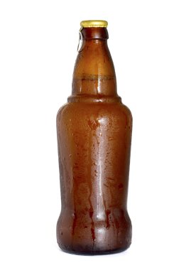 Bir şişe bira.