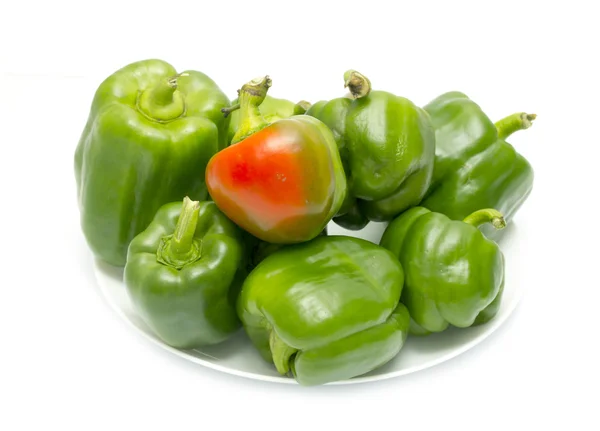 Groene paprika — Stockfoto