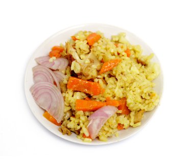 pilav. Doğu mutfağı.