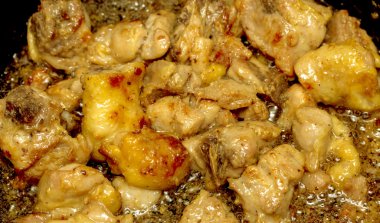 Kızarmış tavuk arka plan