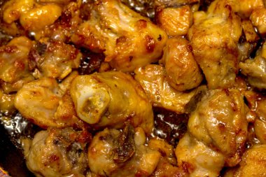 Kızarmış tavuk arka plan