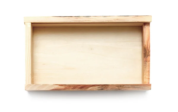 Małe, drewniane pudełko — Zdjęcie stockowe