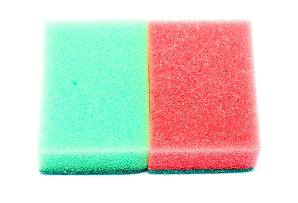 The foam sponges for washing dishes — Stock Photo, Image