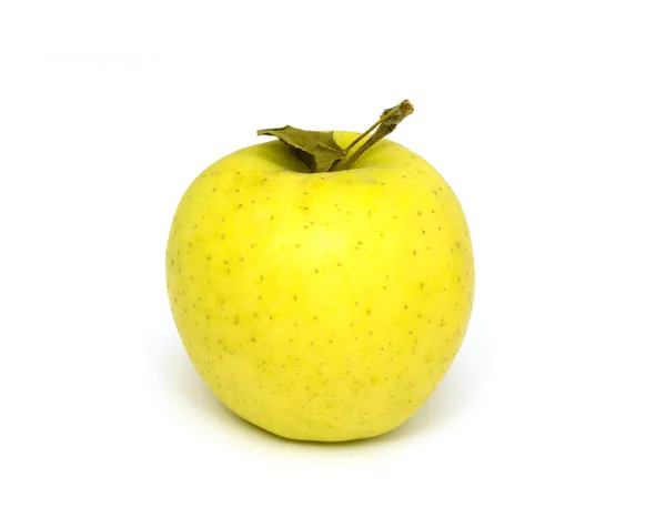 Mogna gula äpple — Stockfoto