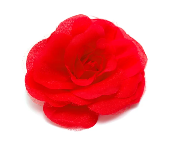 Sztuczna czerwona róża — Zdjęcie stockowe