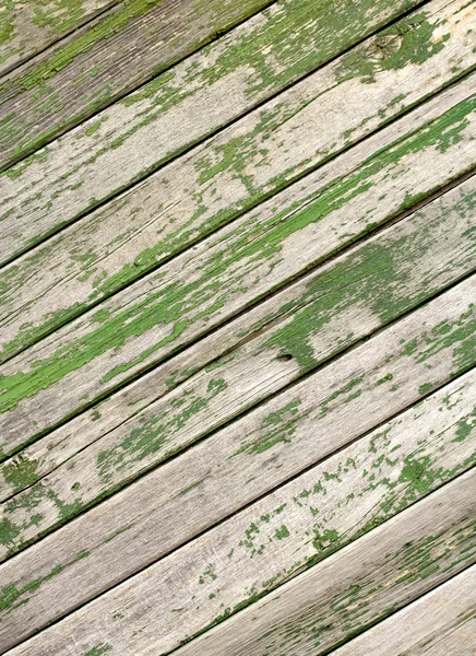 Verde vecchi pannelli di recinzione in legno — Foto Stock