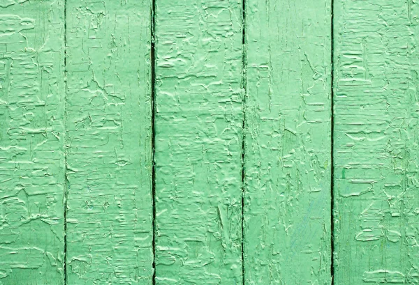 Green old wooden fence panels — Stock Photo, Image