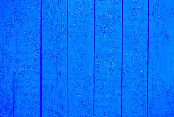 Panneaux de clôture en bois bleu — Photo