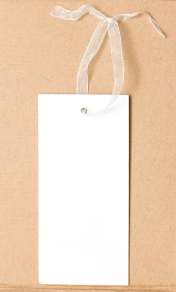 White paper tag