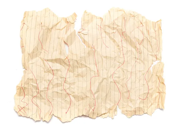 Crumpled paper sheet — Stock Photo, Image