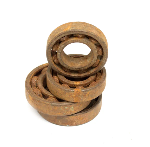 Old and rusty ball bearing Stock Image