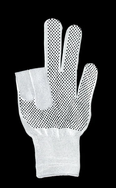 Beyaz işçi eldiven — Stok fotoğraf