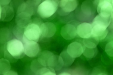 Yeşil bokeh arka plan