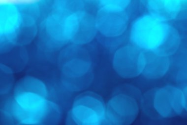 Mavi bokeh arkaplanı