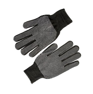 siyah iş eldivenleri