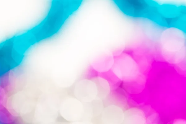 Pink ,white and blue bokeh background — Stock Photo, Image