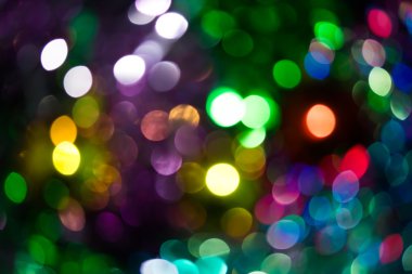 parti ışık renkli bokeh