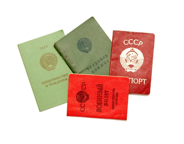 Documents USSR — Stock Photo, Image