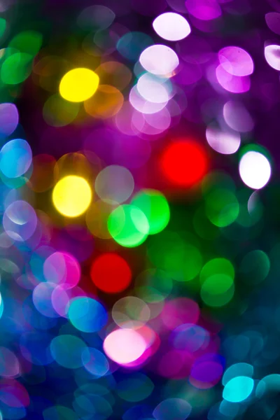 Colorful bokeh from the party light — Stock Photo, Image